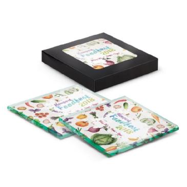 Saturn Glass Coaster Set of 2 109777 Image