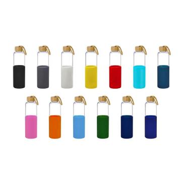 Jeans Glass bottle with Silicone Sleeve Image