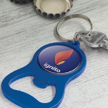 Chevron Bottle Opener Key Ring 107106 Image
