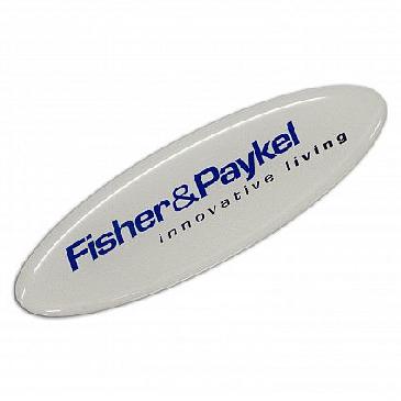 Resin Coated Labels 90 x 30mm Oval 100135 Image