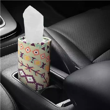 CCT002 CAR BUCKET DRY TISSUE, FULL BRANDING Image