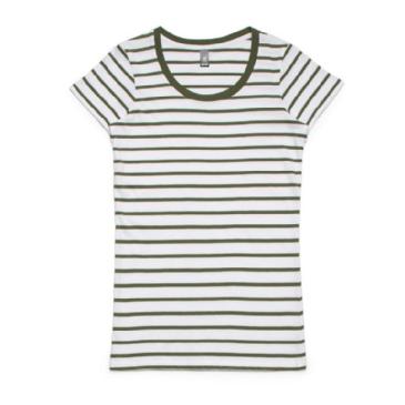AS Colour 4023 LOOP Stripe TEE All Stripes Image
